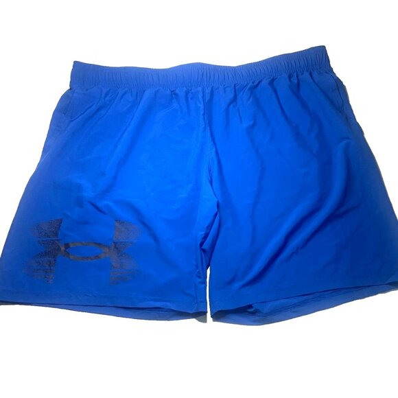 Under Armour Other - UNDER ARMOUR MENS ATHLETIC SHORTS (4XL) NWT BLUE W/ POCKET & BIG LOGO